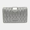[Pre-Owned] Matelassé Solid Compact Leather Shoulder Bag - Good #1SCOR09