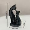 Статуэтки-украшения "Мать и сын-кот", Скульптуры пары котов, Милые кошачьи украшения для рабочего стола и дома, Подарки на День святого Валентина