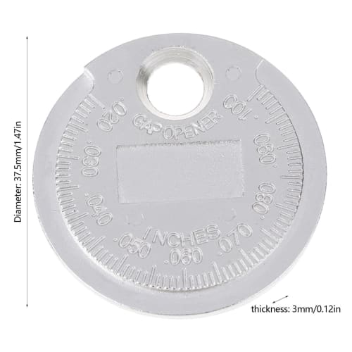 Spark Plug Gap Tool | Spark Plug Feeler Gauge, Coin-Type Spark Plug Thickness Gauge, Spark Plug Tester, 0.6-2.2.4mm Spark Plug Gap Gauge, Spark Plug G