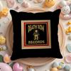 D-Death Row Records Наволочка Лен Органическая Ткань Двусторонняя Печать Дышащая Наволочка Диван Домашний Декор Подарок