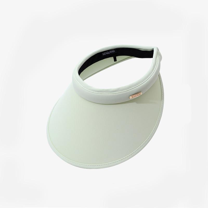 Простая однотонная металлическая шляпа-цилиндр для женщин, корейская мода, шляпа от солнца, закрывающая лицо, рекомендована Xiaohongshu