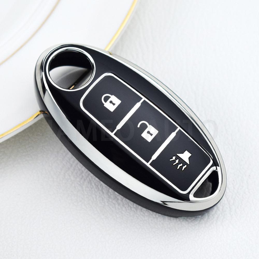 Защитная крышка с 3 кнопками для NISSAN Maxima Altima Versa Sentra Sunny Sylphy Teana Qashqai X-Trail Juke TPU Чехол-оболочка для автомобильного ключа Брелок