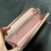 Used Louis Vuitton Long Wallet Monogram Empreinte Light Pink Limited
