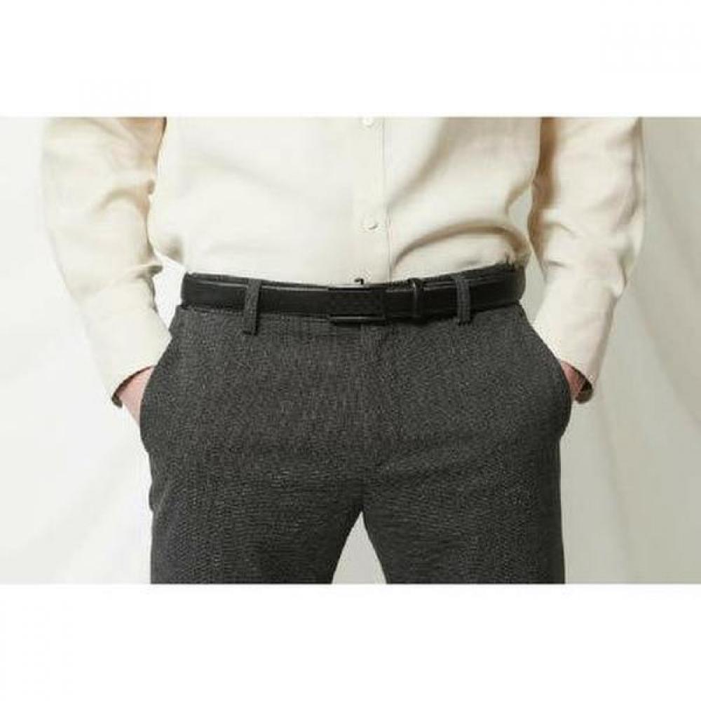Daks Black Buckle Logo Pattern Leather Automatic Belt Dbbe3e711bk