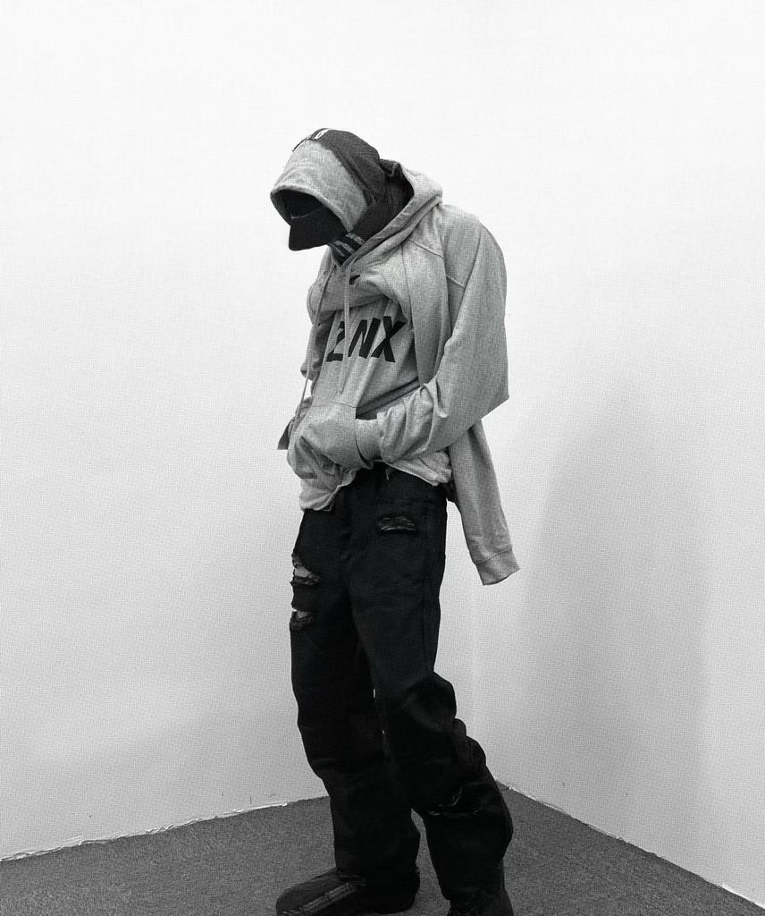 Kanye Kan Ye Shanghai Concert SZNX Heather Grey Unisex Zip-Up Hoodie Sweatshirt