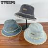 Новая весенне-летняя женская джинсовая шляпа рыбака, походная шляпа с солнцезащитным козырьком