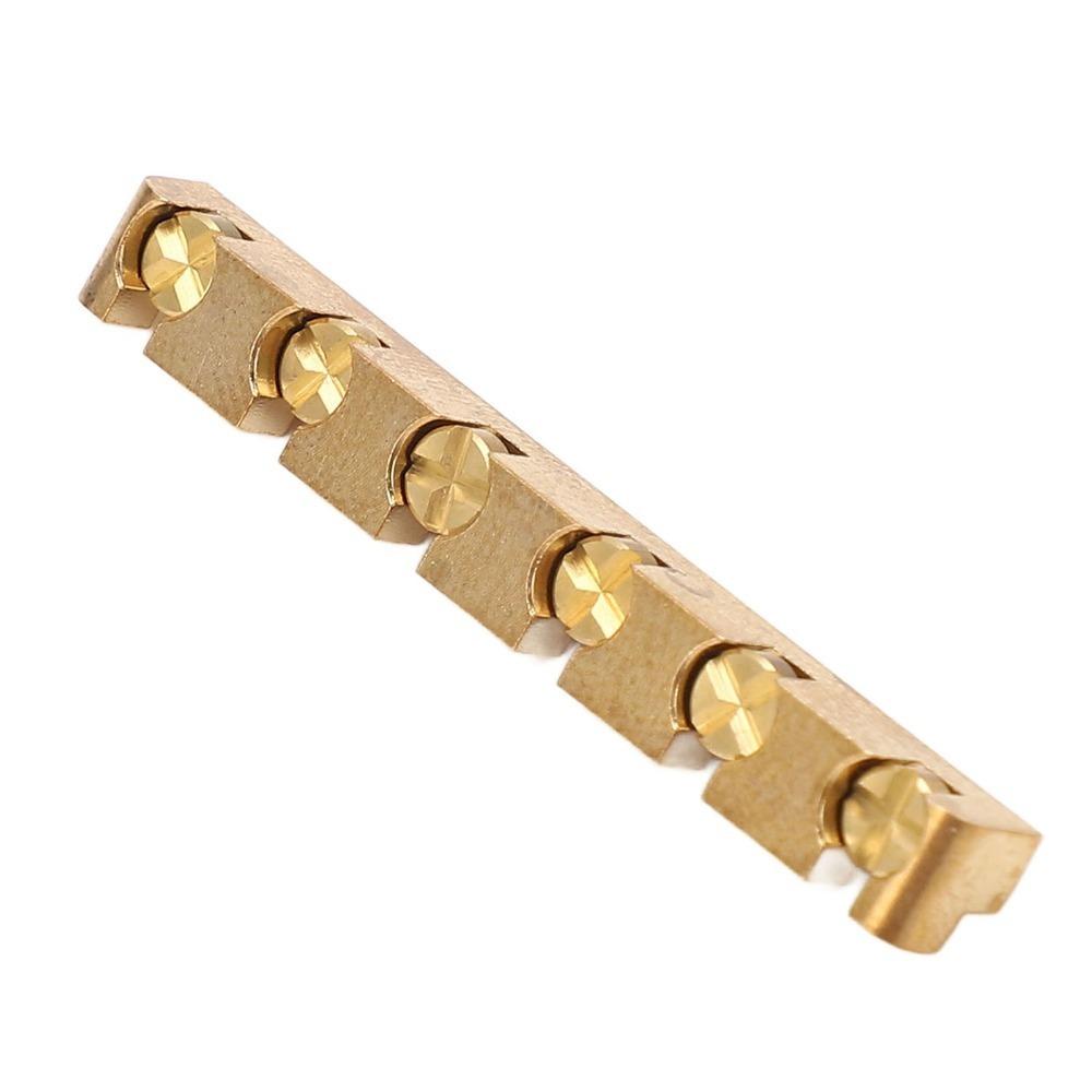 Brass Material Adjustable Guitar Nut Golden Electric Guitar Nut Brass Guitar Nut Guitar Accessory