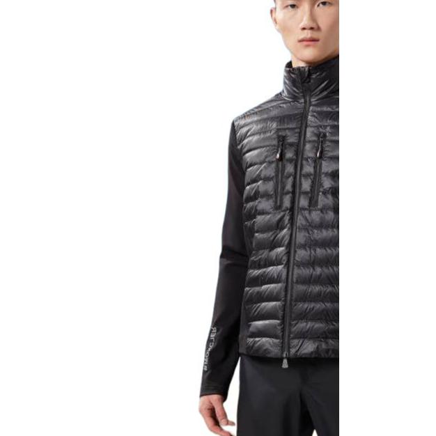 Moncler Down Jackets Men's Black Stand Collar Moderate I10978G00006829H7999