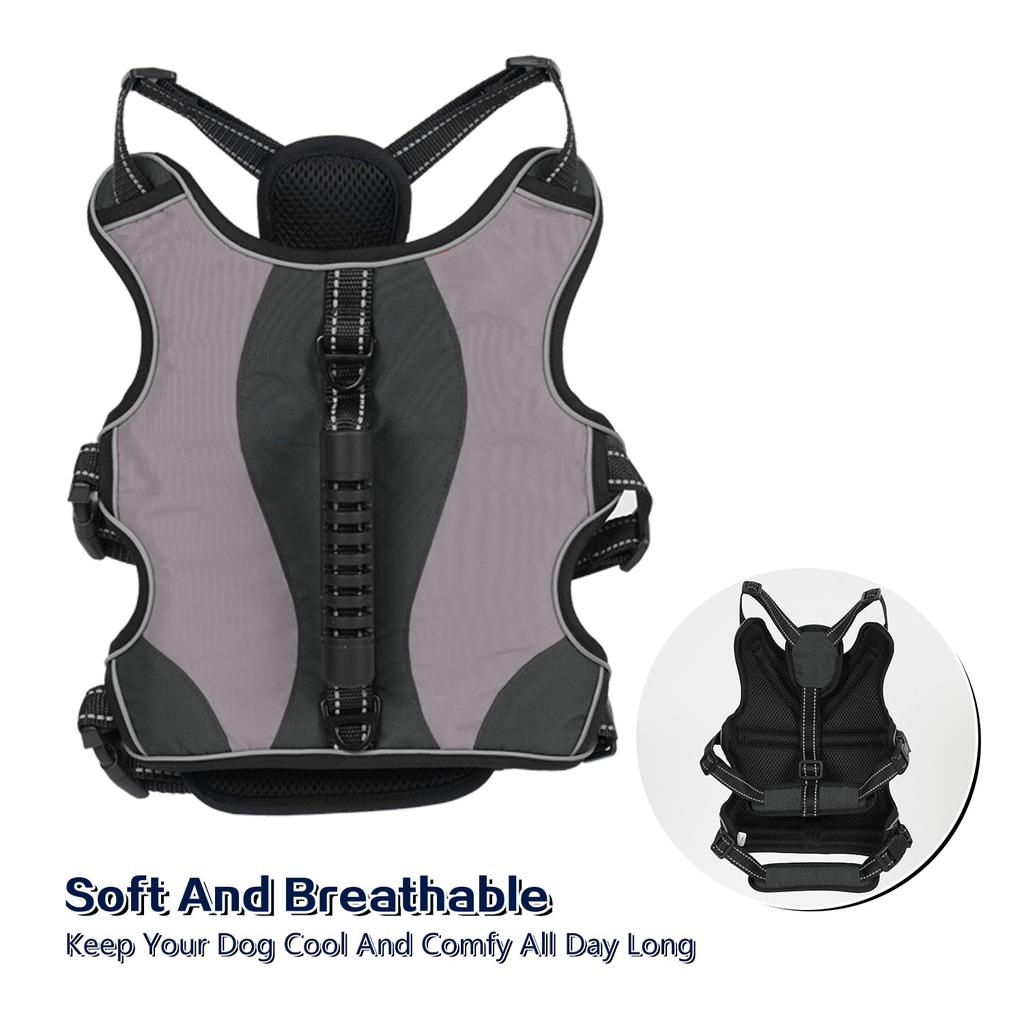 Универсальный нагрудный ремень для собак, вспомогательный ремень для ходьбы, многоцелевой, прочный и высококачественный ремешок для тела со светоотражающей ручкой