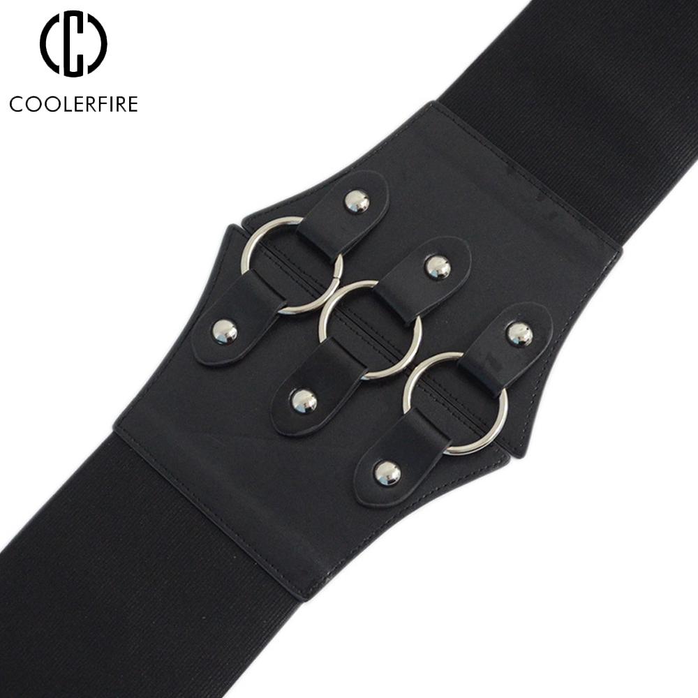 Корсетный пояс из искусственной кожи, эластичный пояс с высокой талией для женщин, корректирующее тело, универсальный повседневный бандаж-бюстье