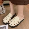 Fashion Hollowed Out Breathable Non Slip Sandals Summer New Slides Flats Travel Holiday Beach Shoes Walking Casual Mules