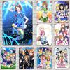 Love Live Школьный идол Проект Японское Аниме Ретро Винтажный Жестяной Знак Постер Декоративная Табличка Металлическая Пластина Настенный Декор