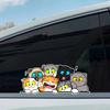 Милые Кошки Животные Автомобильные Наклейки Водонепроницаемые Виниловые Наклейки Декор Кузова Автомобиля Окна Бампера Наклейки на Мотоциклетный Шлем TM204