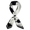 JILL STUART Silk Print Petite Scarf 60109003, Women's Floral Print, Light Gray, 60109003B, Approximately 58cm Wide X 58cm Long