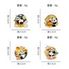 Chinese Style Mid-Autumn Festival Enamel Alloy Panda Brooch Cute Chang'e Moon Cake Moon Badge for Bags Clothing Decoration