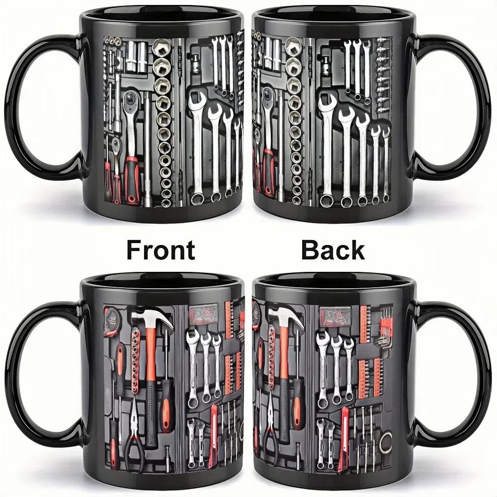 Ceramic Mechanic Water Cup 325ml Mechanic Mug Funny Coffee Mug Auto/Car Mechanic Gift