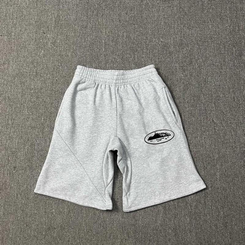 Cort Short Devil Island Print Shorts Mens Hip Hop Skate Casual Sweatpants Trendy Streetwear
