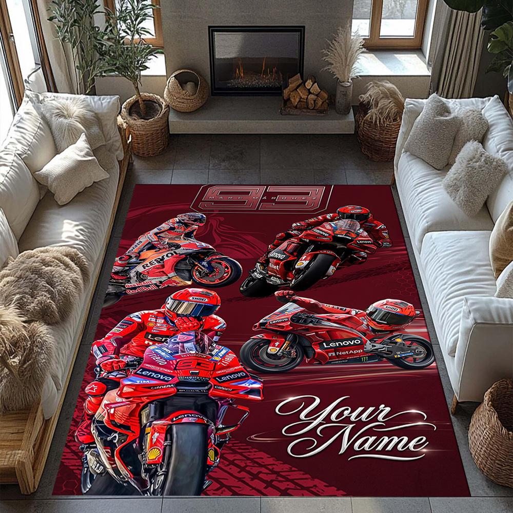 Jorge Lorenzo Personalized Text Floor Mat Suitable For Decorate Room Dormitory Playrooms Dining Room Antislip Rug Anime Office Decor