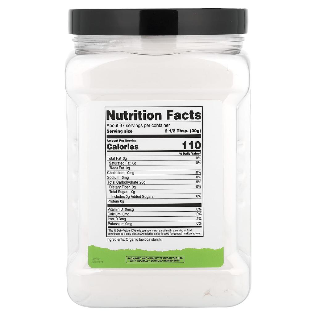 Nutricost, Pantry, Organic Tapioca Starch, 1,100g (39.3oz)