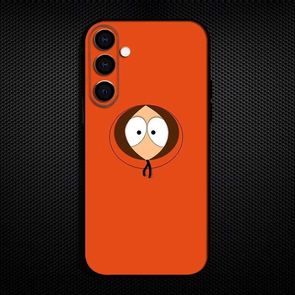 Funny S-South-P-Park Cartoon Phone Case For Samsung Galaxy A73,A72,A71,A70,A53,A52,A51,Others Soft Black Shell
