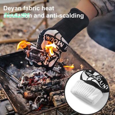 2 шт. прихватки для духовки, термостойкие термоизоляционные, огнестойкие, против ожогов, 800 градусов Цельсия, теплоизоляционные перчатки для активного отдыха