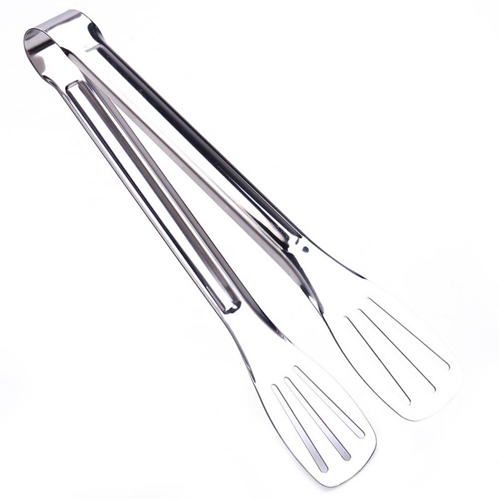 Salad Server Pastry Cooking Tools Buffet Clamp Kitchen Utensils Stainless Steel BBQ Food Tongs