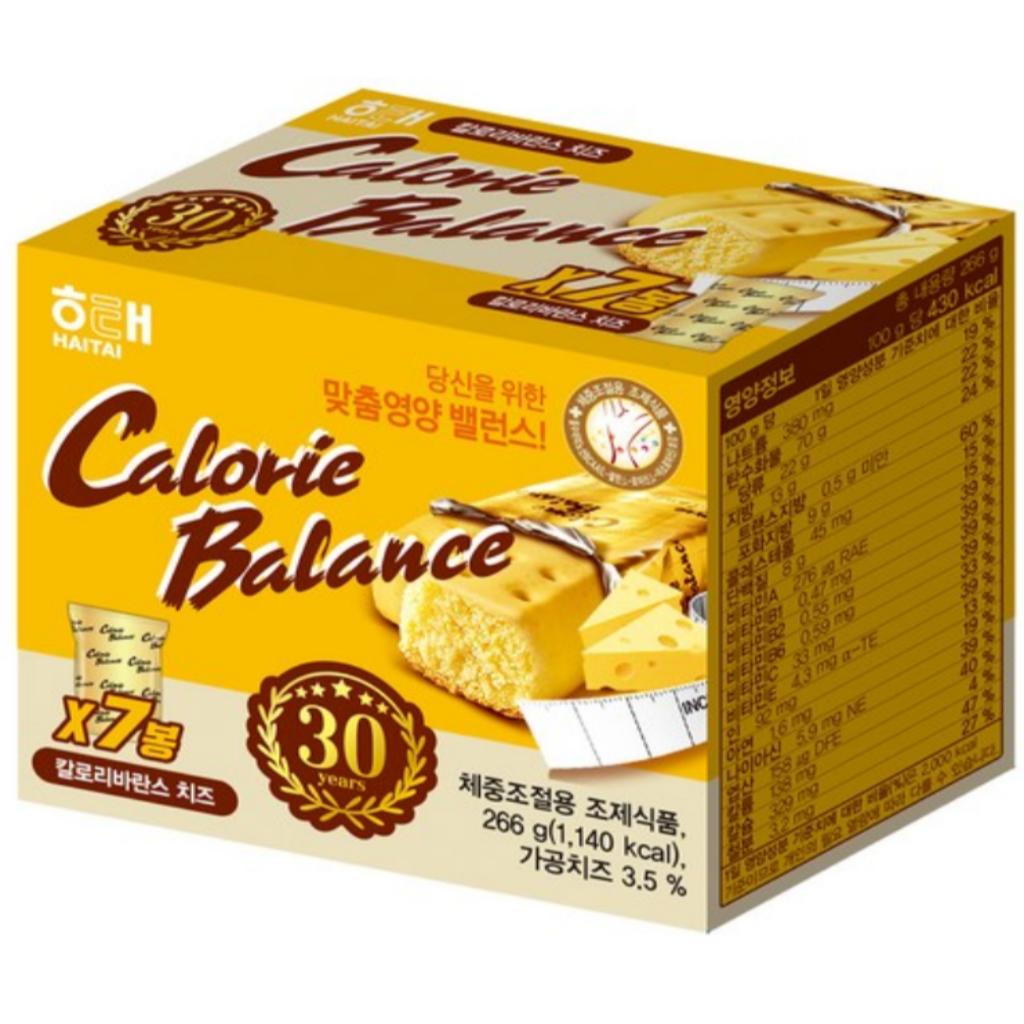 Haitai Баланс калорий Сыр и Протеин Баланс Какао Снеки 266г(7Pcs)