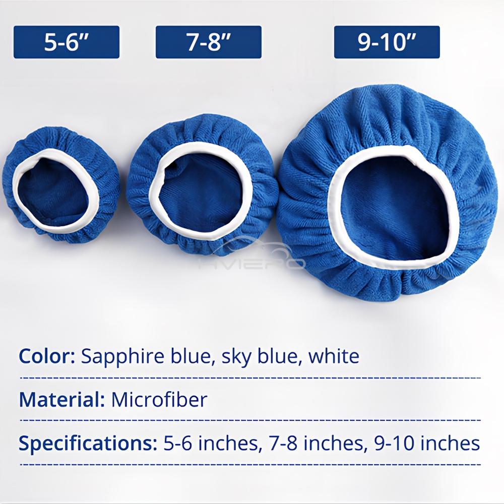 Auto Paint Care Ultra Fine Fiber Car Waxing Set Coral Velvet Crystal Plating Polishing Machine Replacement Cloth Wash Clean Tool