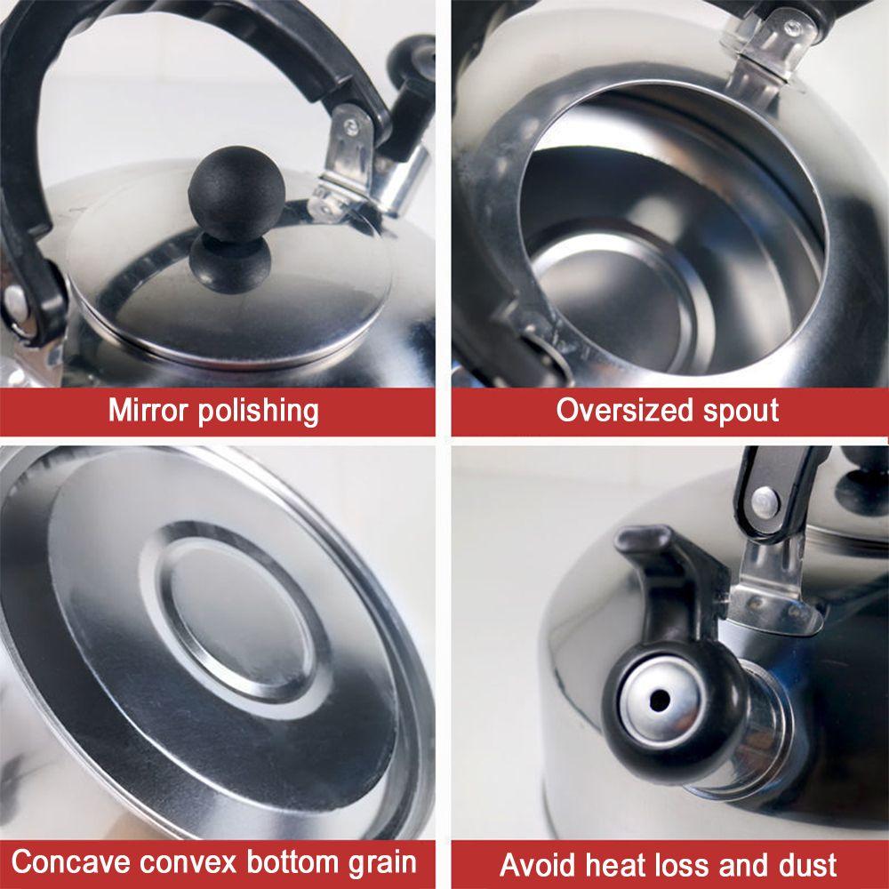 Restaurant Ergonomic Handle Stove Gas Water Kettle Teapot for Trips Whistling Kettle Teakettle