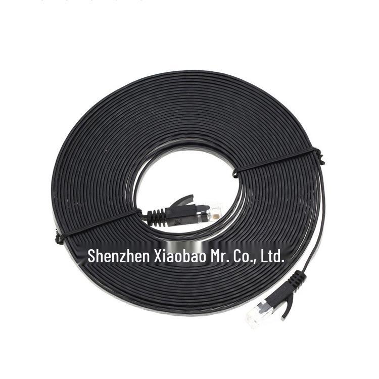 Сверхтонкий плоский сетевой кабель CAT6 Gigabit в наличии - Чистая медь