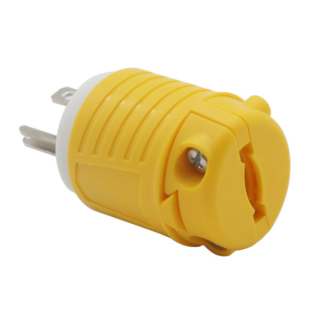 15 Ампер 125 Вольт 5-15P 2-полюсная 3-проводная заземляющая вилка с прямыми контактами