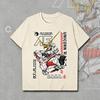 Футболка унисекс из чистого хлопка Gundam RX0 Unicorn 2026 Лето Горячий Аниме Принт Свободный Повседневный Родитель-ребенок С коротким рукавом Верх