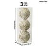 3Pcs/Set Shiny Christmas Ball Creative Xmas Baubles Christmas Pendant Decorations  Storefront