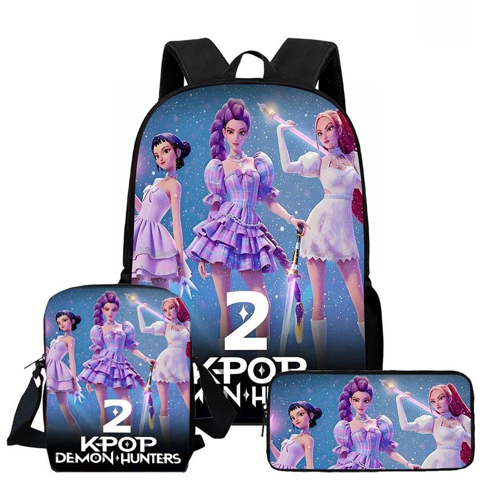 K-Pop Охотник Волшебные Девочки Новый Детский Рюкзак DIY Настраиваемый Унисекс Студенческая Сумка Детский Сад Двойные Плечи Милый Мультяшный