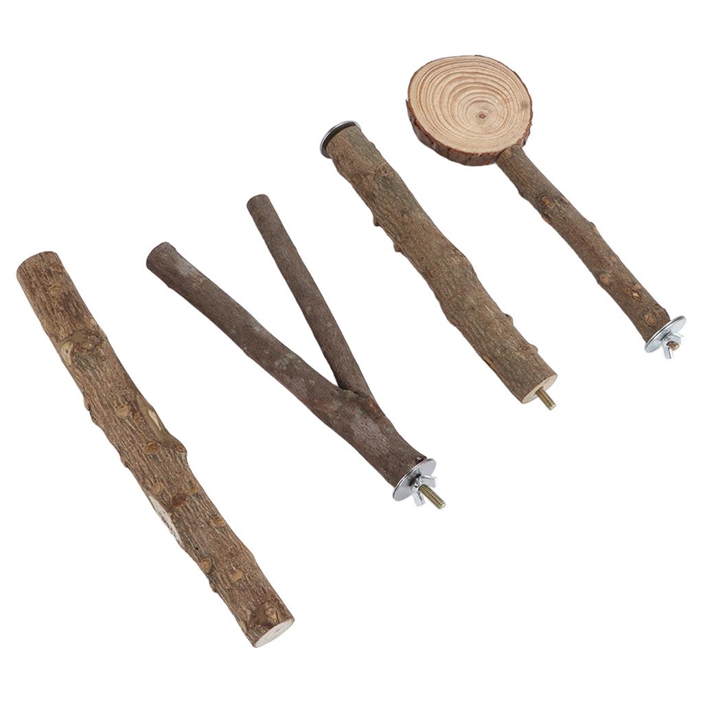 Набор палочек для подставки для птиц. Безопасная стабильная деревянная подставка для попугая. Набор платформ для подставок для птиц.