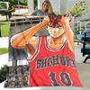 Мягкое плюшевое одеяло с героями мультфильмов Slam Dunk, фланелевое одеяло для гостиной, спальни, кровати, дивана, чехол для пикника Bettdecke