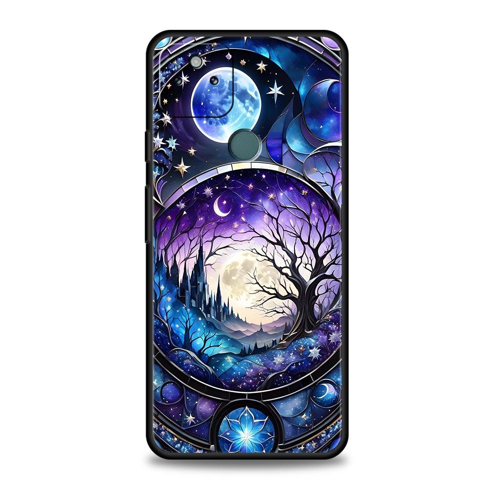 Чехол для телефона «Вселенная Звездное небо Луна» для Google Pixel 10 9 8 7 6 9A 8A 7A 6A Pro Ударопрочный Мягкий ТПУ 9 Pro XL Чехол Capas