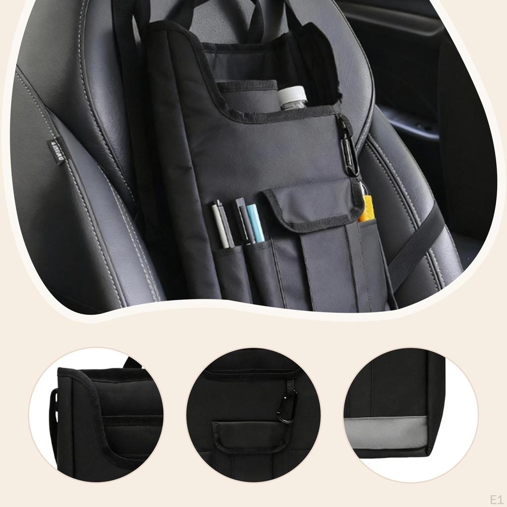 Car Backseat Organizer Seat Storage Bag Travel Accessories Cars Back Protector for