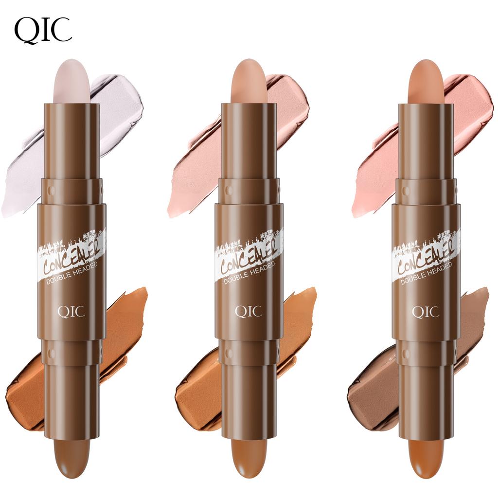 Новый контурный карандаш с двойной головкой, украшающий и осветляющий тени для лица, хайлайтер, контурная ручка, консилер для теней для носа