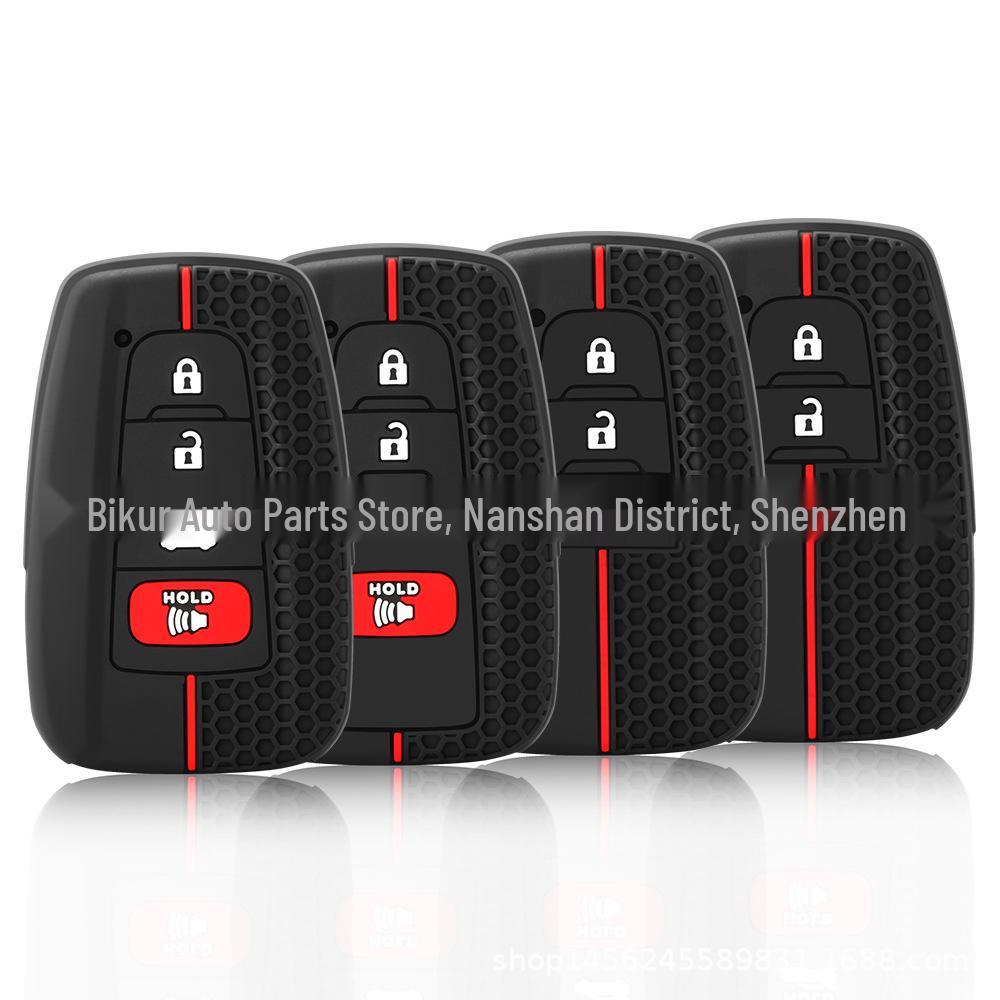 Силиконовый чехол-соты для ключа Toyota с 2+1 кнопкой для Corolla, RAV4, Camry, Avalon, Prado