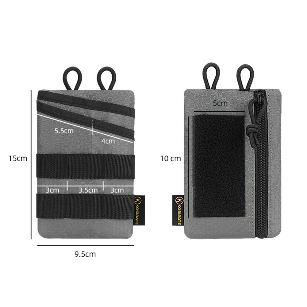 Портативная сумка для хранения инструментов EDC на открытом воздухе, поясная сумка, тактический нож, ручка, держатель для кредитных карт, кошелек, мини-сумка EDC для кемпинга