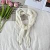 Hollowed-out Triangle Scarf Pure Color Neckerchief Trendy Neck Scarf  Photo Props