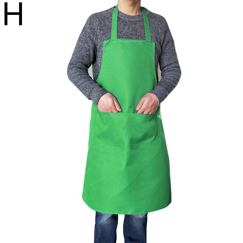 Colorful Cooking Apron In Kitchen Keep The Clothes Clean Sleeveless Convenient Male and Female Chef's Universal Kitchen Apron