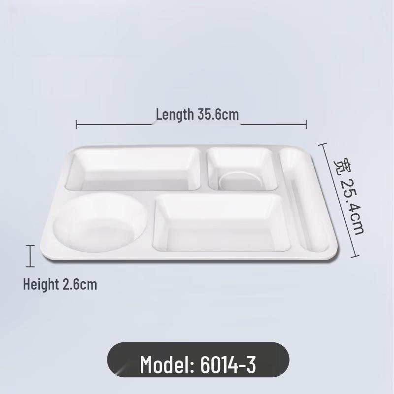 Wuhe Melamine Square Divided Meal Tray