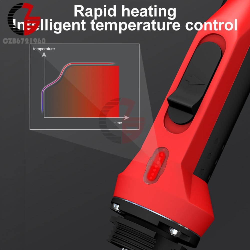 Пластиковый паяльник AC 110V 220V Сварочный аппарат для ремонта бамперов каяков с наконечниками стержней сетчатым наконечником припойной проволокой US EU вилка 50Hz 60Hz