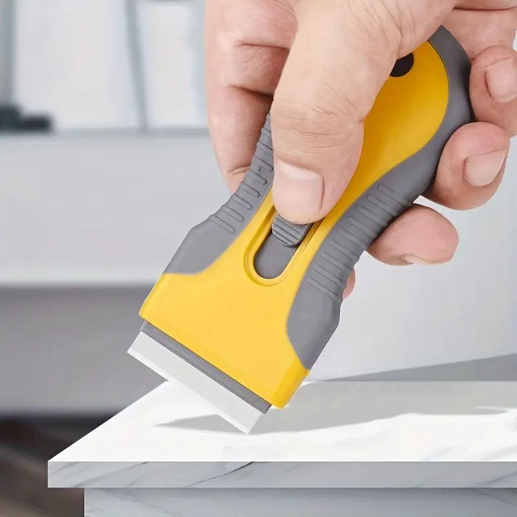 Durable Metal Scraper Set - Versatile Tool Easy Window and Glass Cleaning, Removes Stickers, Paint, Labels