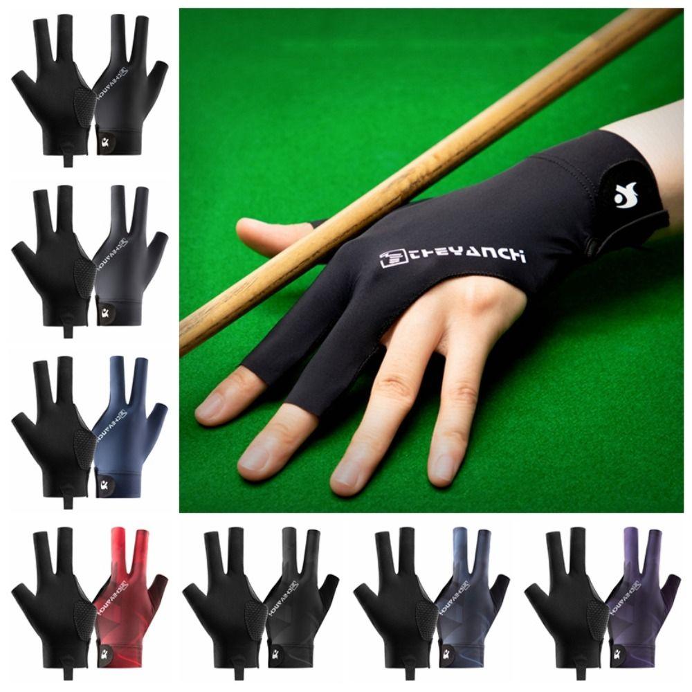 Unisex Snooker Glove Three Finger Billiard Training Gloves  Billiard Training