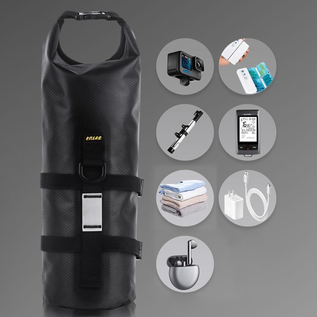 Багажники и сумки для велосипеда Сумка на раму велосипеда Водонепроницаемая многофункциональная сумка на 5 л для велосипедов большого размера