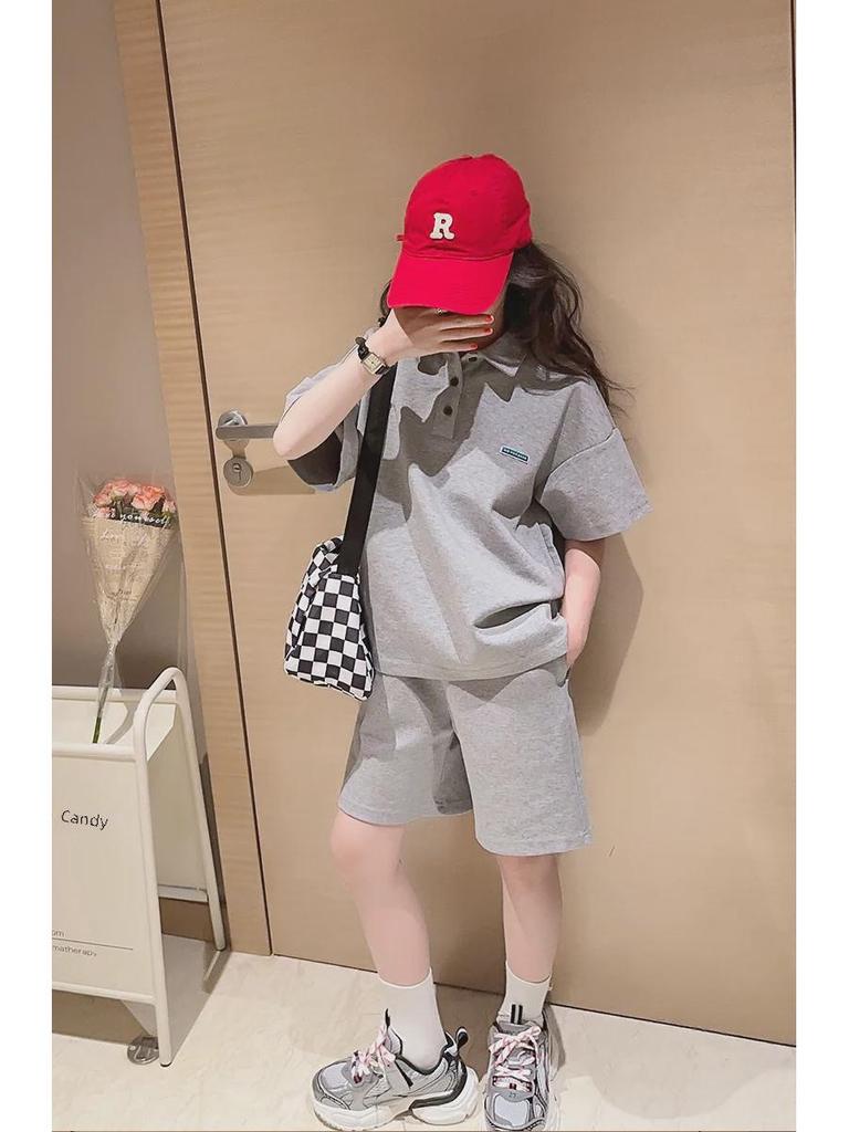 Летняя спортивная одежда для девочек 2023 г.: Модные костюмы-двойки для подростков