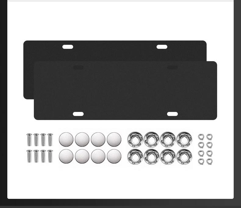 Алюминиевая рамка для номерного знака с текстурой под карбон для Zeekr 001/007/009/7X